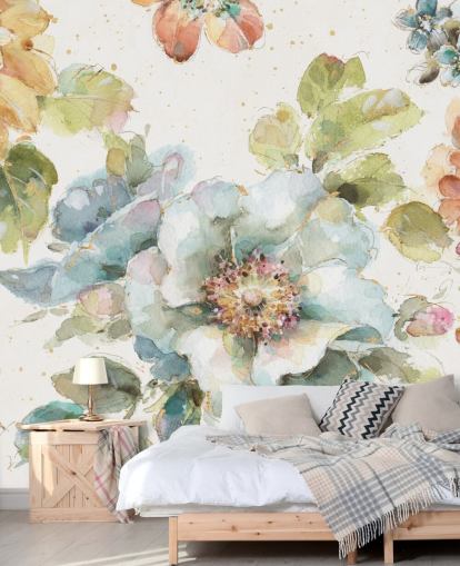 Colourful Big Floral Mural