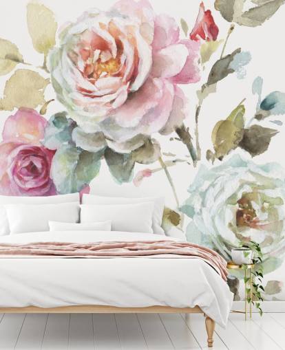 colourful botanical wall mural colourful botanical wall mural