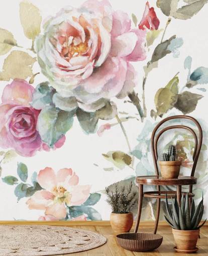 colourful botanical wall mural colourful botanical wall mural