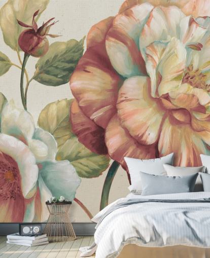 grande fresque murale florale grande fresque murale florale