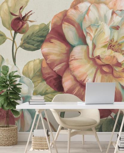 großes florales Wandbild großes florales Wandbild