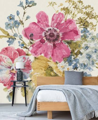 Decorazione murale botanica Summer Garden di Lisa Audit