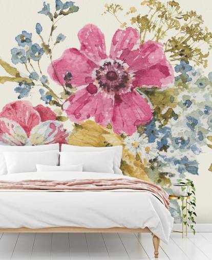 Decorazione murale botanica Summer Garden di Lisa Audit