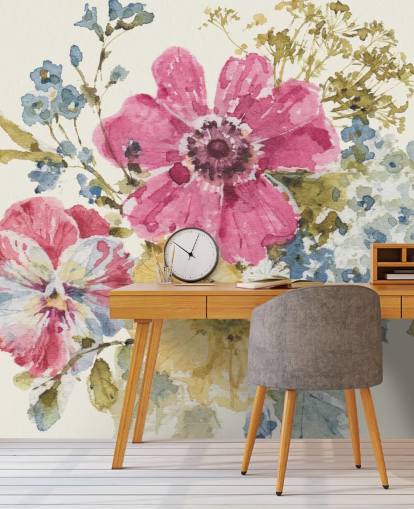 Decorazione murale botanica Summer Garden di Lisa Audit Decorazione murale botanica Summer Garden di Lisa Audit