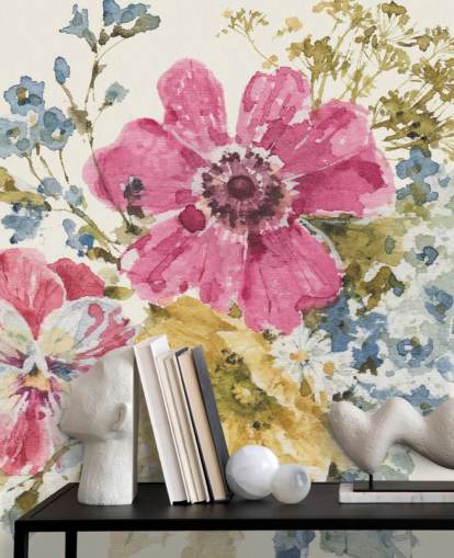 Decorazione murale botanica Summer Garden di Lisa Audit