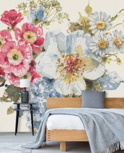 Murale botanico Summer Garden III di Lisa Audit