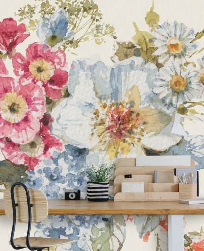 Botanisches Wandgemälde Summer Garden III von Lisa Audit