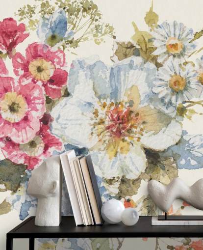 Murale botanico Summer Garden III di Lisa Audit