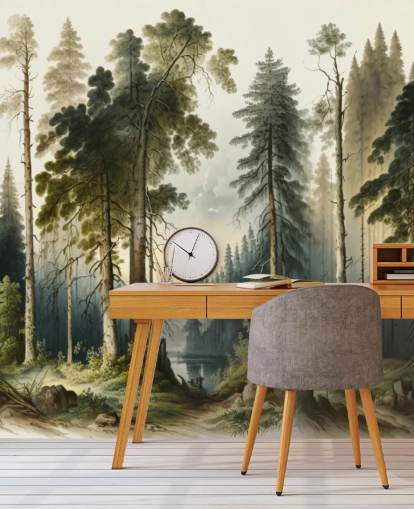 papier peint forêt verte pour bureau papier peint forêt verte pour bureau