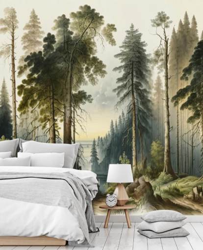 green forest wallpaper for office green forest wallpaper for office