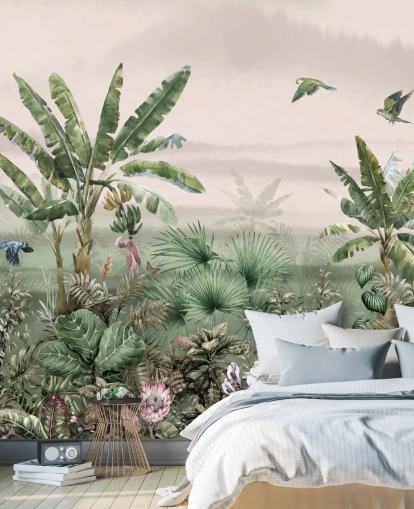 green jungle wallpaper