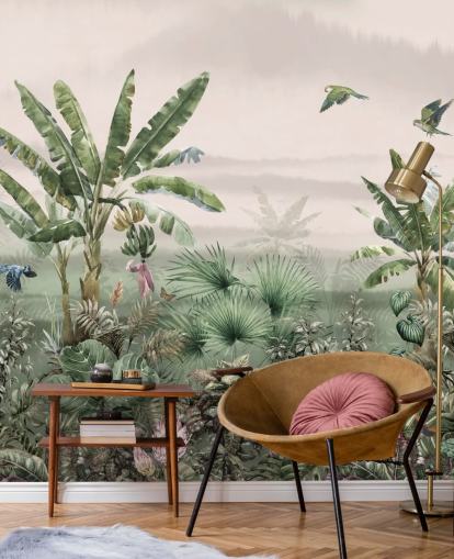 fond d'écran de la jungle verte