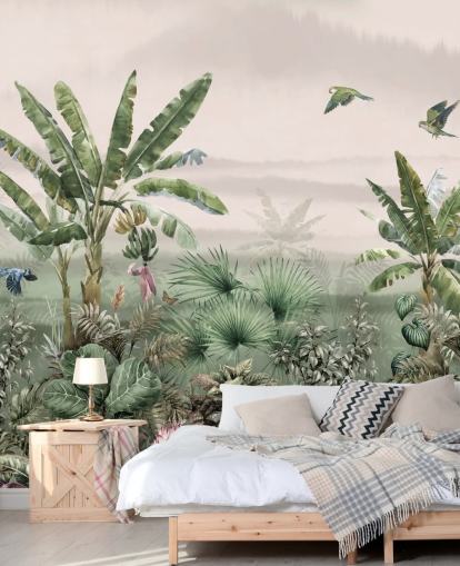 green jungle wallpaper