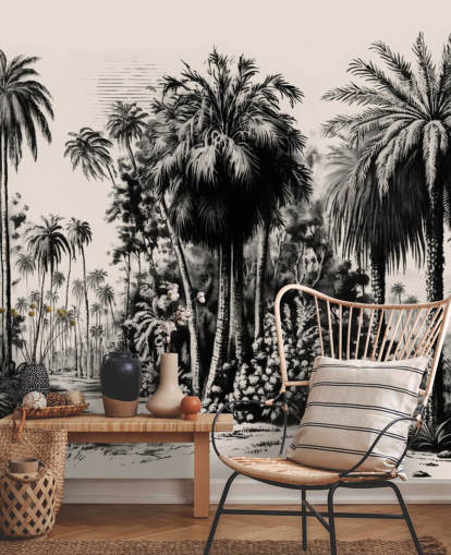 black and white jungle wallpaper mural for bedroom black and white jungle wallpaper mural for bedroom