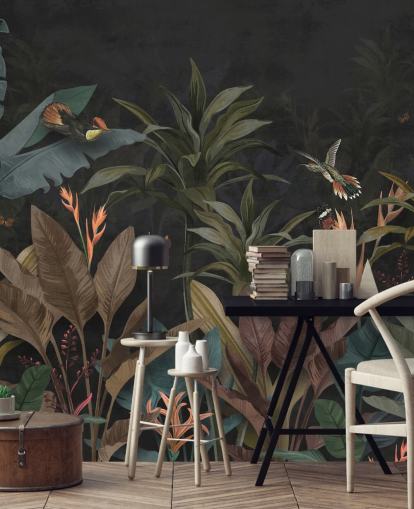 Dark Leaf-achtergrond