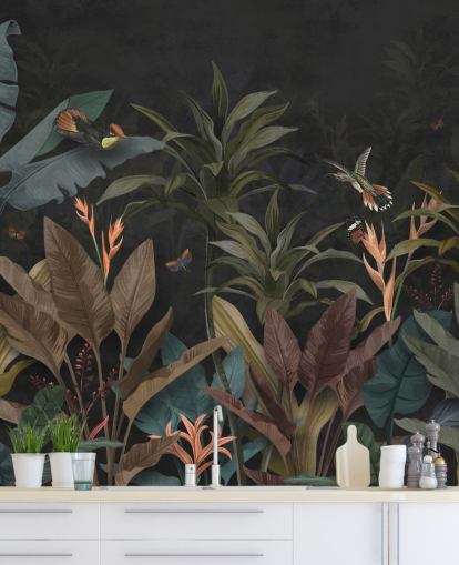 Dark Leaf-achtergrond