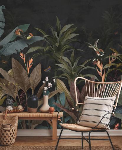 Dark Leaf-achtergrond