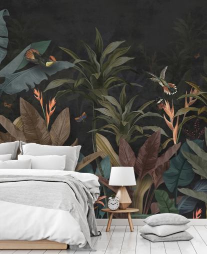 Carta da parati Dark Leaf