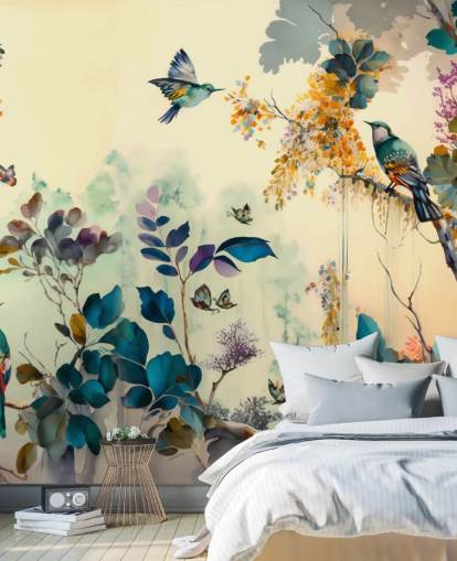 Fondo de pantalla de Tropical Birds at Dawn Fondo de pantalla de Tropical Birds at Dawn