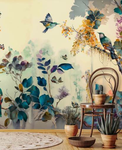 Fondo de pantalla de Tropical Birds at Dawn