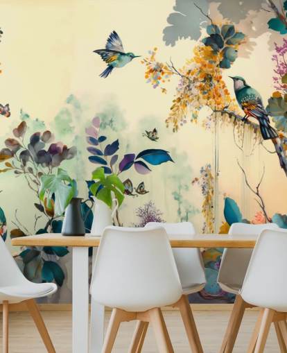 Fondo de pantalla de Tropical Birds at Dawn Fondo de pantalla de Tropical Birds at Dawn