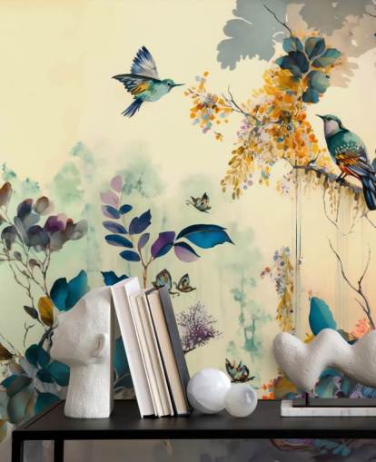 Fondo de pantalla de Tropical Birds at Dawn Fondo de pantalla de Tropical Birds at Dawn