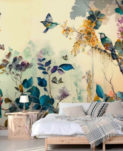 Tropical Birds at Dawn wallpaper Tropical Birds at Dawn wallpaper