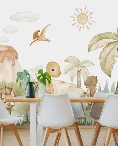 Lindo fondo de pantalla de dinosaurios