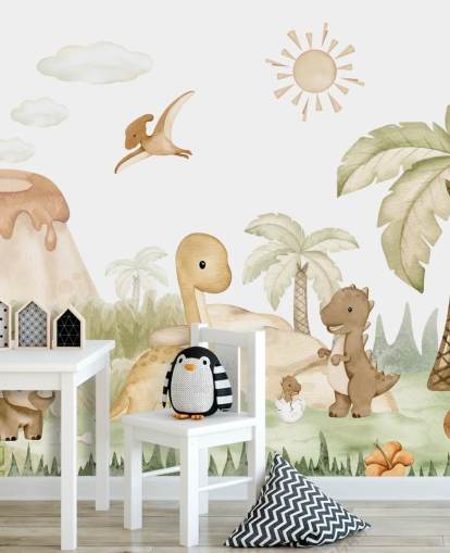 Søt Dinosaur Bakgrunn