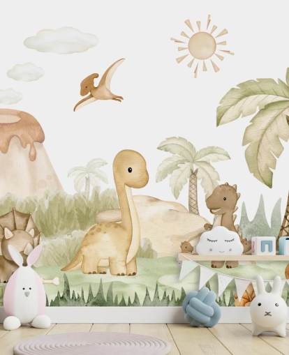 Søt Dinosaur Bakgrunn