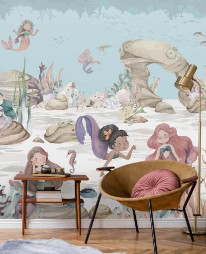 papier peint sirène