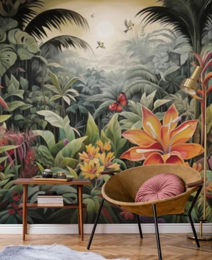 Colourful Jungle Wallpaper Mural