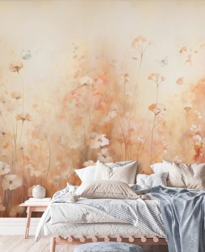 Wandbild „Schmetterlinge in wilden Blumen“ Wandbild „Schmetterlinge in wilden Blumen“