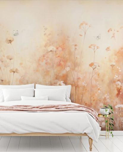 Wandbild „Schmetterlinge in wilden Blumen“ Wandbild „Schmetterlinge in wilden Blumen“