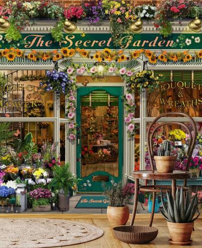 papel de parede colorido de fachada personalizado chamado The Secret Garden, de Garry Walton, para casas de repouso papel de parede colorido de fachada personalizado chamado The Secret Garden, de Garry Walton, para casas de repouso