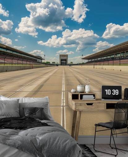 brugerdefineret amerikansk motorsport tapetmaleri kaldet Indianapolis Motor Speedway Gateway One til teenagers soveværelse brugerdefineret amerikansk motorsport tapetmaleri kaldet Indianapolis Motor Speedway Gateway One til teenagers soveværelse