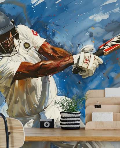 cricket tapet veggmaleri kalt Big Cricket Shot for barnas soverom og bedrifter cricket tapet veggmaleri kalt Big Cricket Shot for barnas soverom og bedrifter