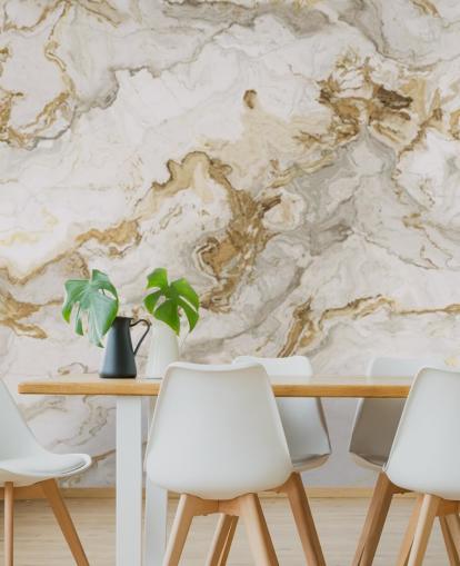 papier peint mural en marbre blanc et doré appelé White Marble With Gold Streaks pour les salles à manger, les salles de bain et les cuisines papier peint mural en marbre blanc et doré appelé White Marble With Gold Streaks pour les salles à manger, les salles de bain et les cuisines