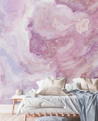 Wandbild aus rosafarbenem und lila Marmor namens Pink and Purple Swirl für Küchen, Badezimmer und Jugendzimmer Wandbild aus rosafarbenem und lila Marmor namens Pink and Purple Swirl für Küchen, Badezimmer und Jugendzimmer