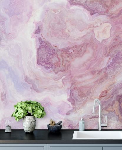 carta da parati murale in marmo rosa e viola chiamata Pink and Purple Swirl per cucine, bagni e camere da letto per ragazzi carta da parati murale in marmo rosa e viola chiamata Pink and Purple Swirl per cucine, bagni e camere da letto per ragazzi