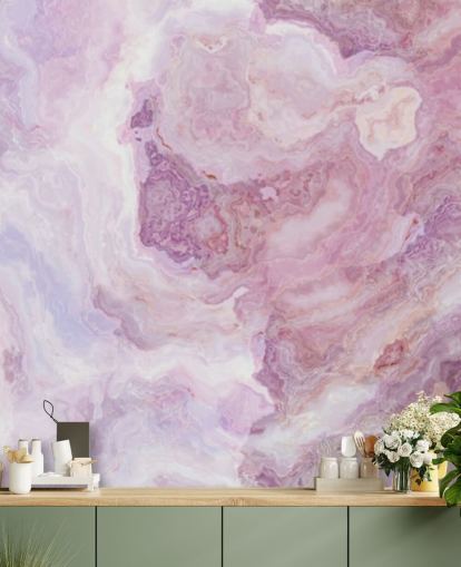 carta da parati murale in marmo rosa e viola chiamata Pink and Purple Swirl per cucine, bagni e camere da letto per ragazzi carta da parati murale in marmo rosa e viola chiamata Pink and Purple Swirl per cucine, bagni e camere da letto per ragazzi