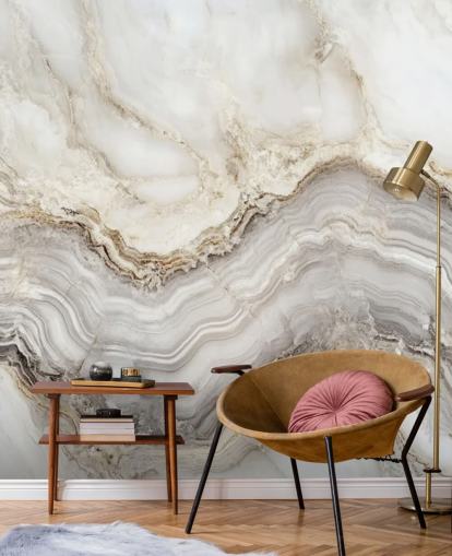 hvit og grå marmor tapet veggmaleri kalt Elegant hvit og grå marmor for bad og kjøkken hvit og grå marmor tapet veggmaleri kalt Elegant hvit og grå marmor for bad og kjøkken