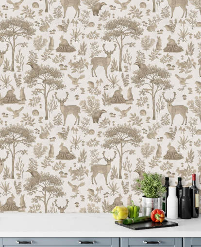 white kids forest wallpaper mural called Vintage White Fantastic Forest by Kikki Belle for kids bedrooms white kids forest wallpaper mural called Vintage White Fantastic Forest by Kikki Belle for kids bedrooms