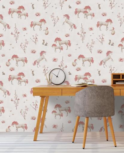 white unicorn wallpaper mural called White Unique Unicorn by Kikki Belle for children's bedrooms and nurseries white unicorn wallpaper mural called White Unique Unicorn by Kikki Belle for children's bedrooms and nurseries