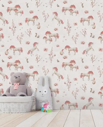 valkoinen yksisarvinen taustakuvamaalaus nimeltä White Unique Unicorn, kirjoittanut Kikki Belle lasten makuuhuoneisiin ja lastentarhoihin valkoinen yksisarvinen taustakuvamaalaus nimeltä White Unique Unicorn, kirjoittanut Kikki Belle lasten makuuhuoneisiin ja lastentarhoihin