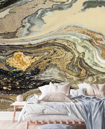 golden brown marble wallpaper mural called Golden Brown Agate Marble by Lara Skinner for living rooms and dining rooms golden brown marble wallpaper mural called Golden Brown Agate Marble by Lara Skinner for living rooms and dining rooms