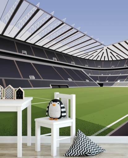 black and green newcastle united wallpaper mural called St James' Park Football Stadium by Matthew J I Wood Design & Illustration for child's bedroom black and green newcastle united wallpaper mural called St James' Park Football Stadium by Matthew J I Wood Design & Illustration for child's bedroom
