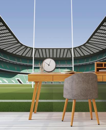 green england rugby wallpaper mural called Twickenham Rugby Stadium by Matthew J I Wood Design & Illustration green england rugby wallpaper mural called Twickenham Rugby Stadium by Matthew J I Wood Design & Illustration