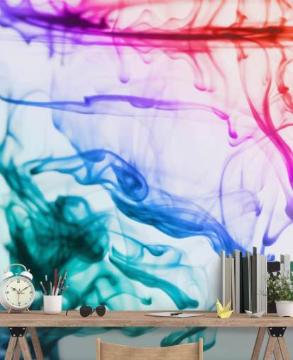 mural de papel de parede líquido vermelho, roxo, verde e azul chamado Green Blue Purple Fluid mural de papel de parede líquido vermelho, roxo, verde e azul chamado Green Blue Purple Fluid