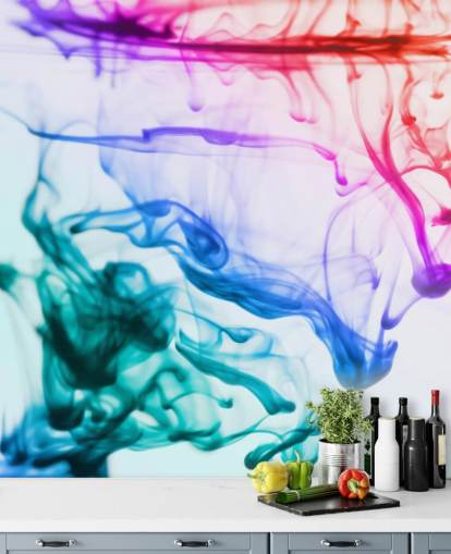 mural de papel de parede líquido vermelho, roxo, verde e azul chamado Green Blue Purple Fluid mural de papel de parede líquido vermelho, roxo, verde e azul chamado Green Blue Purple Fluid